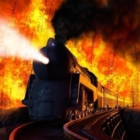 Поезд в огне